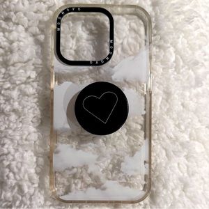 Mosnovo Iphone 14 Pro Case w Popsocket attached Not Magsafe